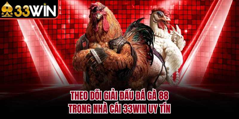 Đá Gà 88 - Trường Đấu Chuyên Nghiệp, Hấp Dẫn Tại 33WIN 2 Theo dõi giải đấu đá gà 88 trong nhà cái 33WIN uy tín